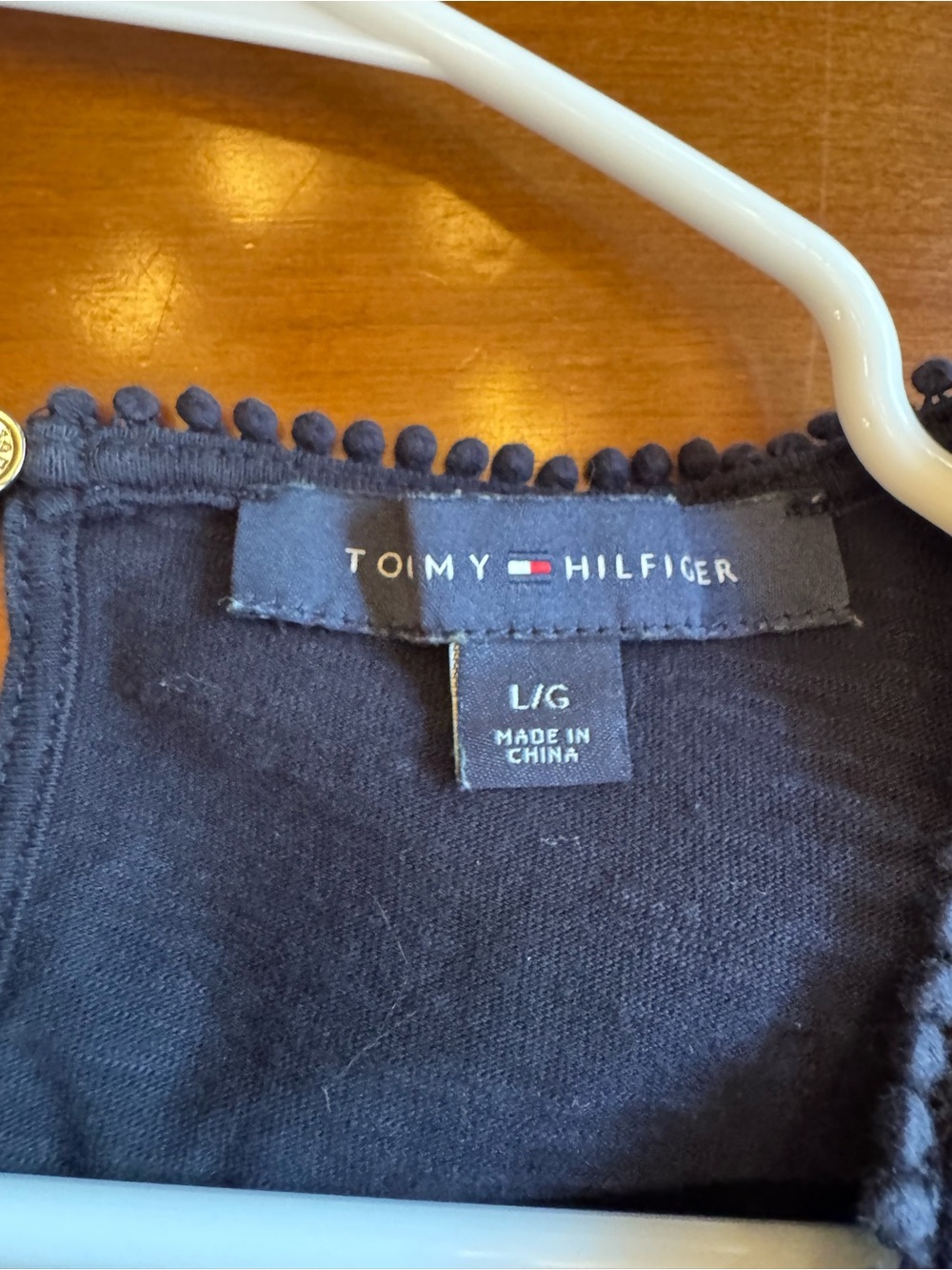 Tommy Bahama Navy Knit Short Sleeve Shift Dress - Picture 8 of 14